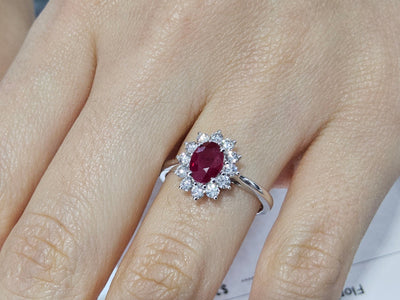 Ruby and Diamond ring