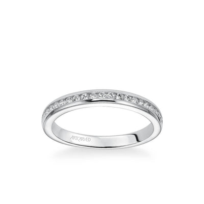 Amanda Classic Channel Set Diamond Wedding Band