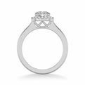 Allison Classic Round Halo Diamond Engagement Ring