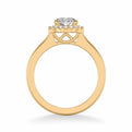 Allison Classic Round Halo Diamond Engagement Ring