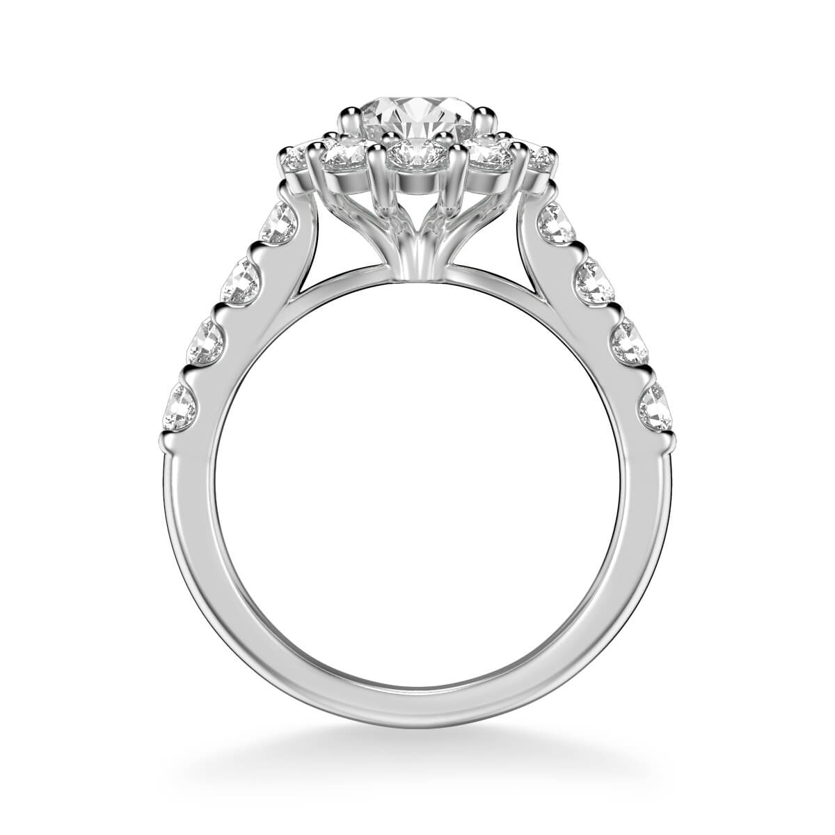 Wynona Classic Round Halo Diamond Engagement Ring