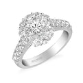 Wynona Classic Round Halo Diamond Engagement Ring