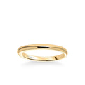 April Contemporary Polished Wedding Band