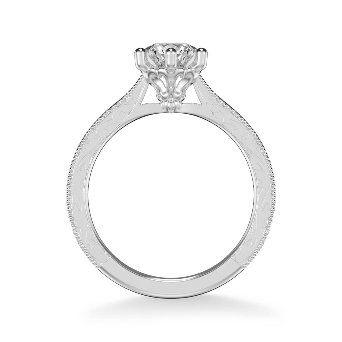 Gretchen Vintage Solitaire Diamond Engagement Ring