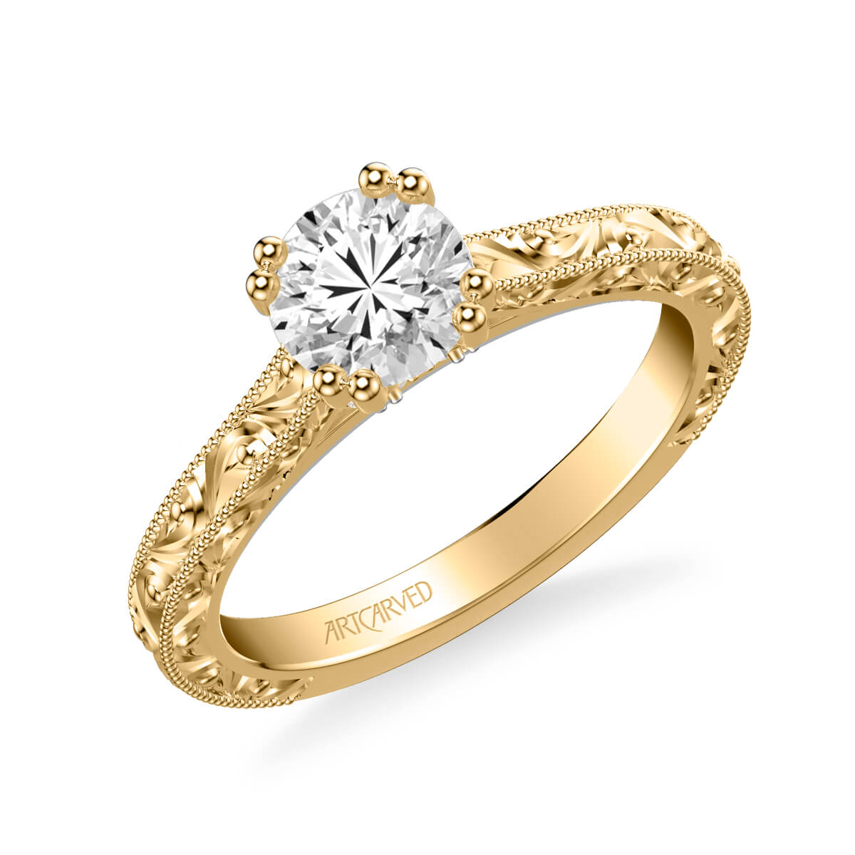 Bernadette Vintage Solitaire Engagement Ring