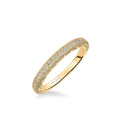 Anabelle Vintage Diamond and Milgrain Engraved Wedding Band