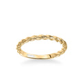 Joanna Contemporary Polished Rope Wedding Band