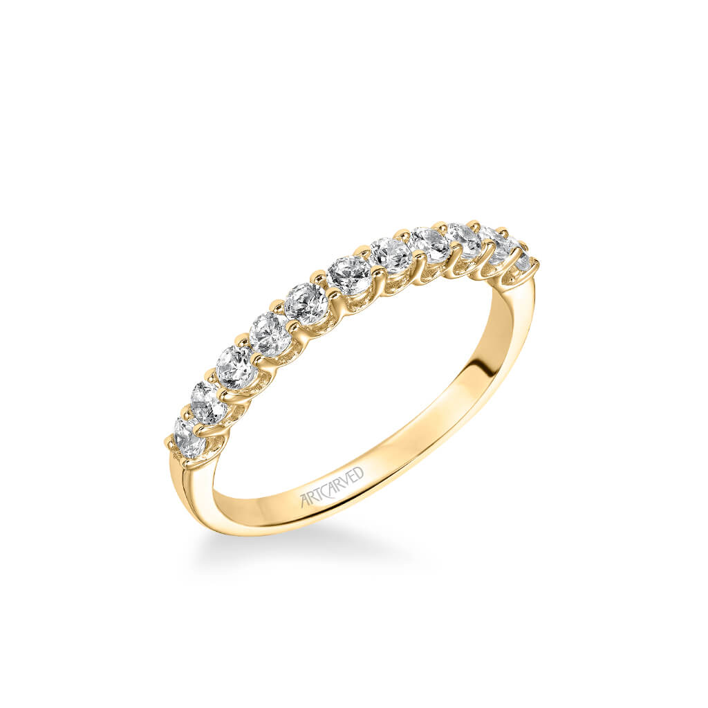 Leandra Classic Diamond Wedding Band