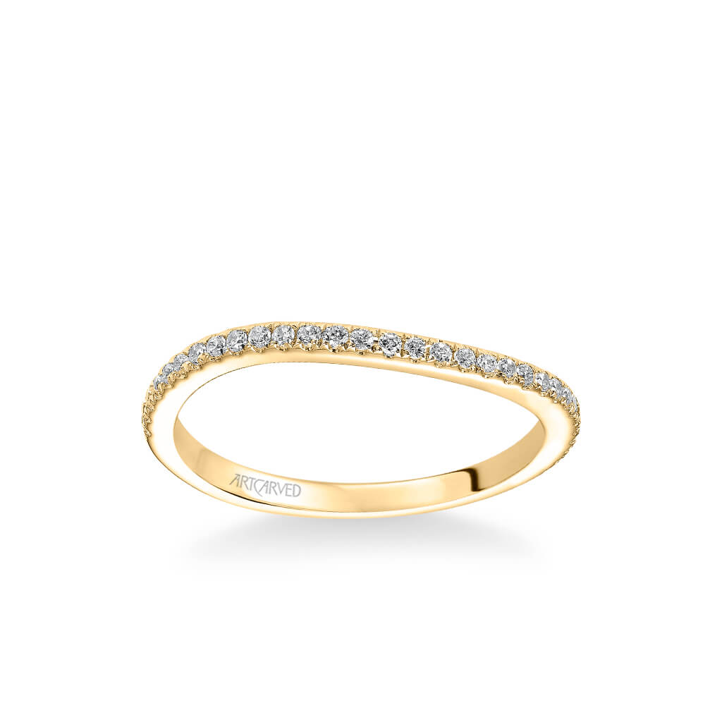 Milena Contemporary Diamond Wedding Band