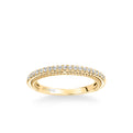 Ilena Contemporary Diamond and Rope Wedding Band