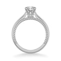 Cameron Contemporary Solitaire Rope Diamond Engagement Ring