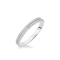 Dorothy Classic Double Row Diamond Wedding Band