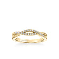 Kennedy Contemporary Diamond Twist Wedding Band