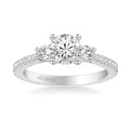 Jill Classic Three Stone Diamond Engagement Ring