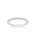 Wren Contemporary Diamond and Rope Wedding Band