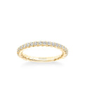 Wren Contemporary Diamond and Rope Wedding Band