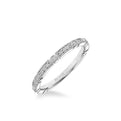 Bessie Vintage Diamond and Milgrain Multi-Shape Wedding Band