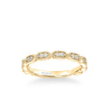 Cressida Vintage Heritage Collection Diamond and  Milgrain Wedding Band