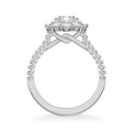 Penny Classic Round Halo Diamond Engagement Ring