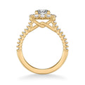 Dolly Classic Cushion Halo Diamond Engagement Ring