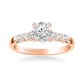 Erica Classic Side Stone Diamond Engagement Ring