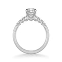 Erica Classic Side Stone Diamond Engagement Ring