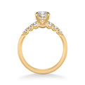 Erica Classic Side Stone Diamond Engagement Ring