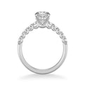 Faye Classic Side Stone Diamond Engagement Ring