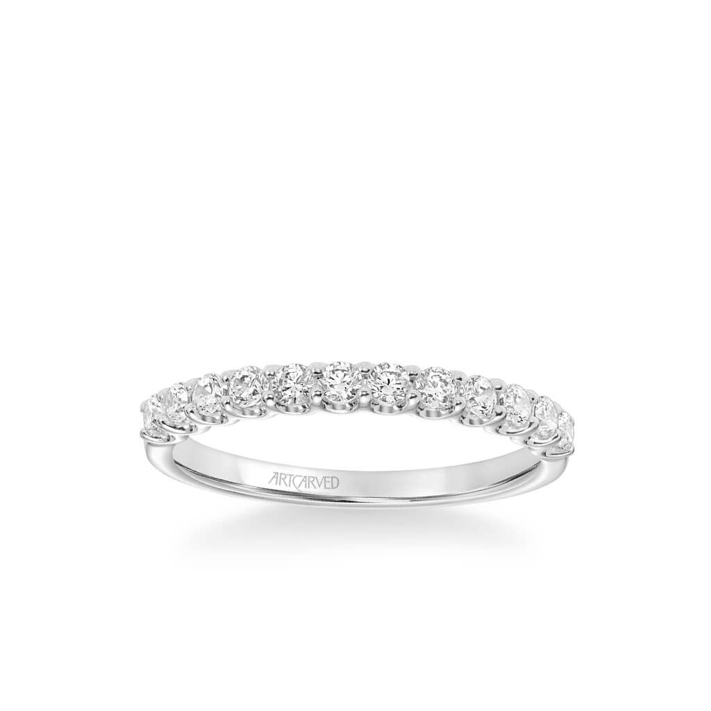 Faye Classic Diamond Wedding Band