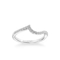 Sierra Contemporary Diamond Curve Wedding Band