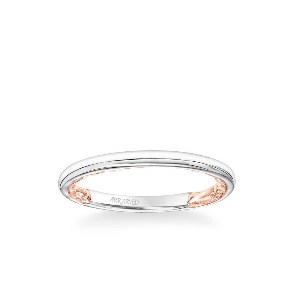 Tia Lyric Collection Classic Polished Wedding Band