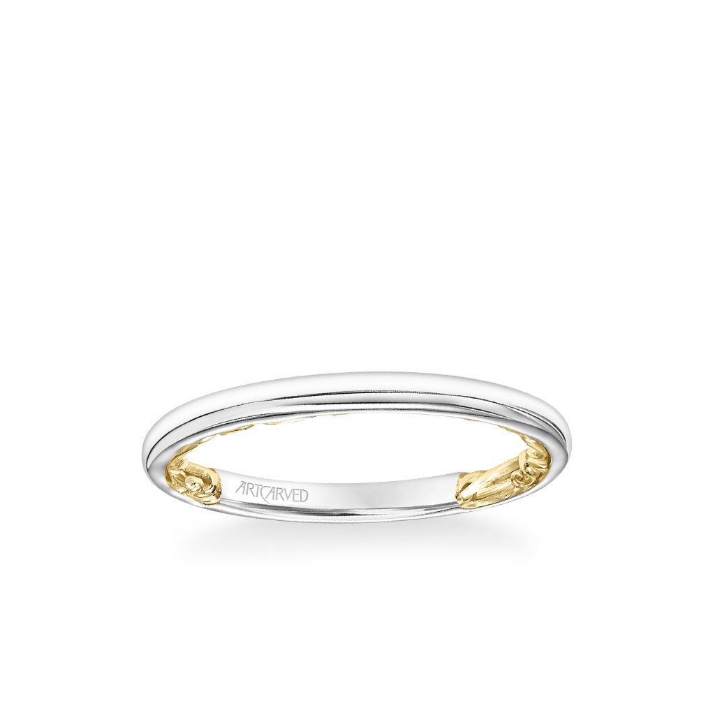 Beryl Lyric Collection Classic Polished Wedding Band