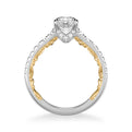 Harley Lyric Collection Classic Side Stone Diamond Engagement Ring