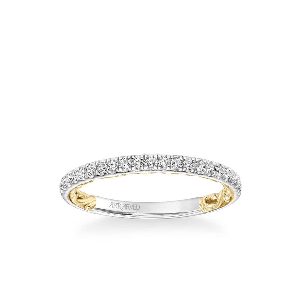 Brianne Lyric Collection Classic Diamond Wedding Band