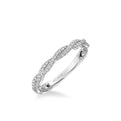 Ione Lyric Collection Contemporary Diamond Twist Wedding Band