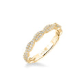 Stackable Band with Diamond Twist