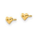 14k Madi K Heart Post Earrings