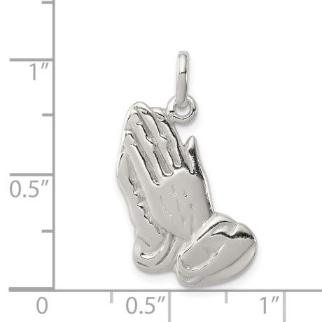 Sterling Silver Praying Hands Charm