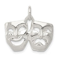 Sterling Silver Comedy/Tragedy Charm