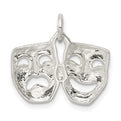 Sterling Silver Comedy/Tragedy Charm