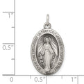 Sterling Silver Antiqued Miraculous Medal