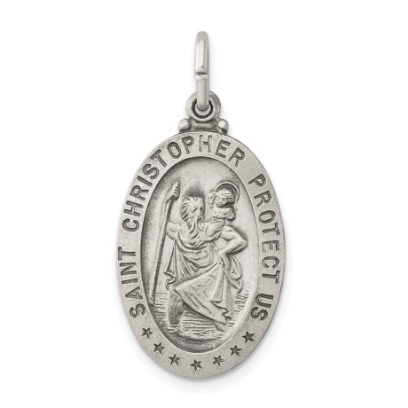 Sterling Silver St. Christopher Medal