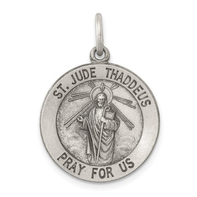 Sterling Silver St. Jude Thaddeus Medal