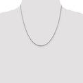 Sterling Silver 1.5mm Diamond-cut Rope Chain