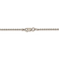 Sterling Silver 1.7mm Diamond-cut Rope Chain