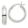 Sterling Silver 4.75x20mm Hoop Earrings