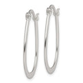 Sterling Silver Polished Hoop Earrings