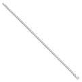 Sterling Silver 3.15mm Flat Cuban Anchor Chain Anklet