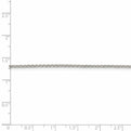 Sterling Silver Rhodium-plated 1.5mm Rolo Chain