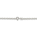 Sterling Silver 2.75mm Oval Fancy Rolo Chain